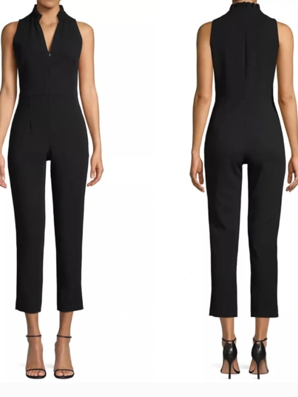 BLACK HALO Antoinette Jumpsuit Tailored Sleeveless Sz 2 NEW